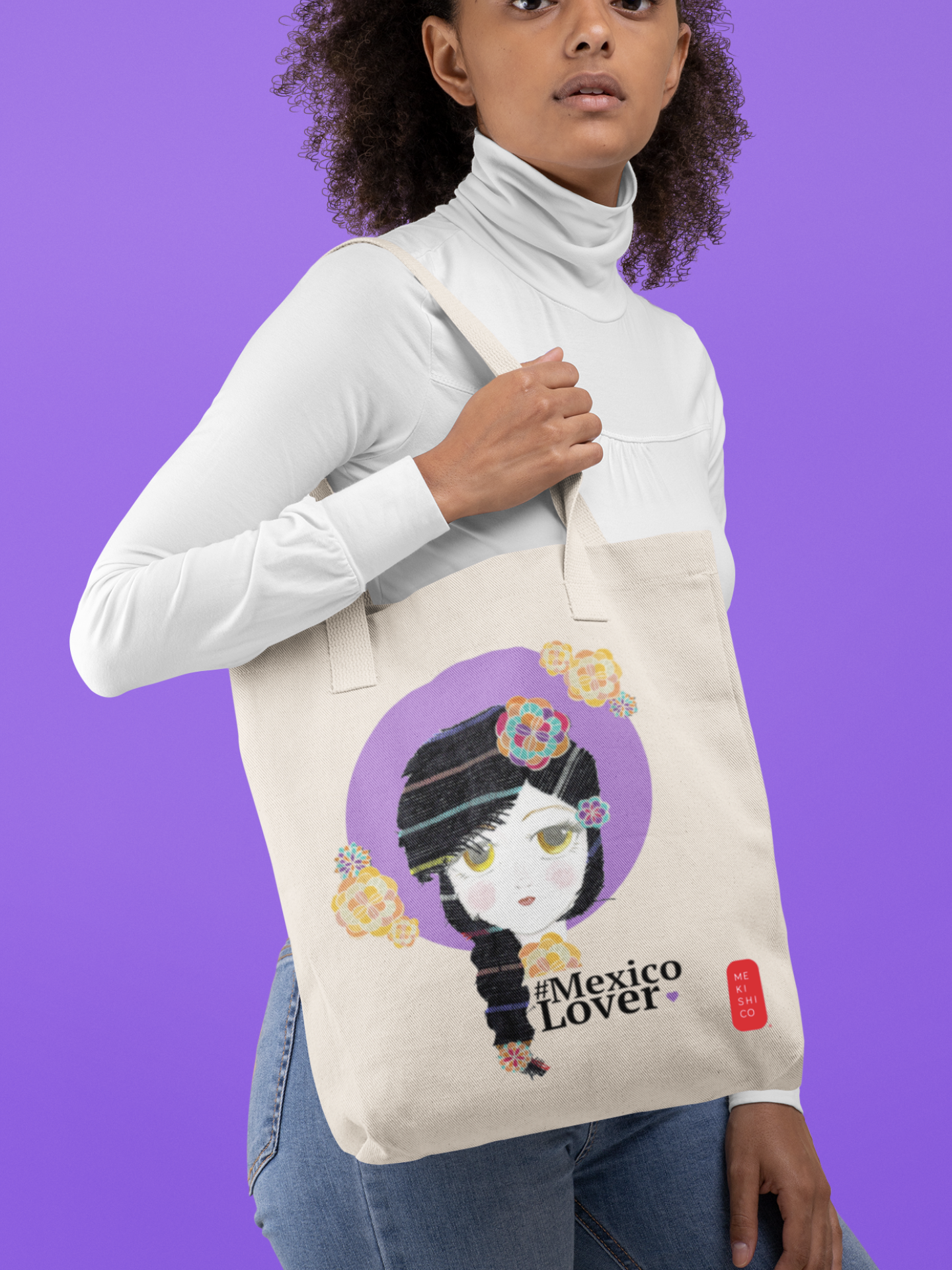 Tote Bag Adelita by Mekishico for Mexico Lovers